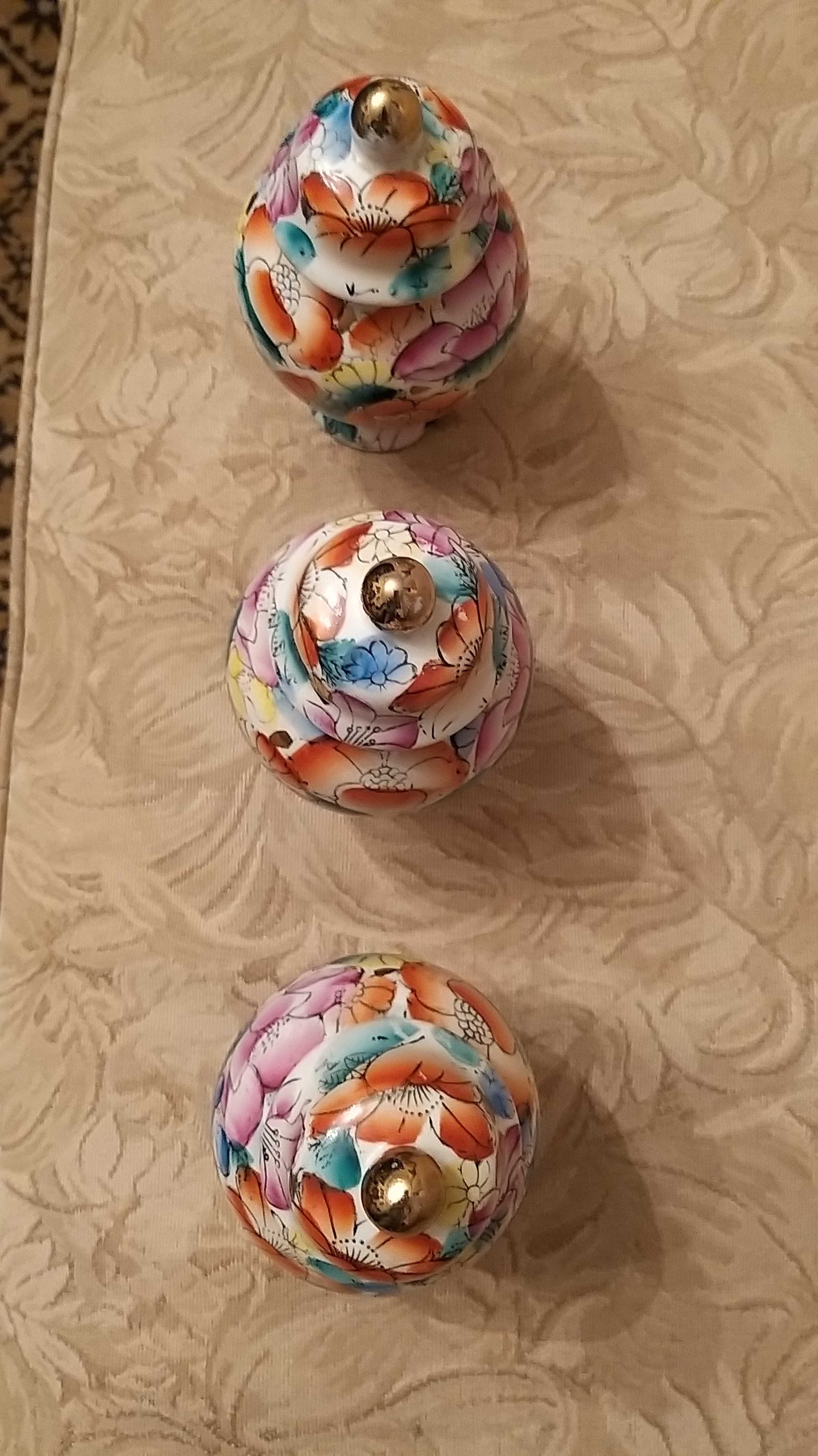 conjunto de 3 potes