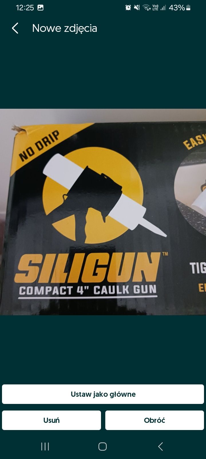 Pistolet do silikonu SILIGUN