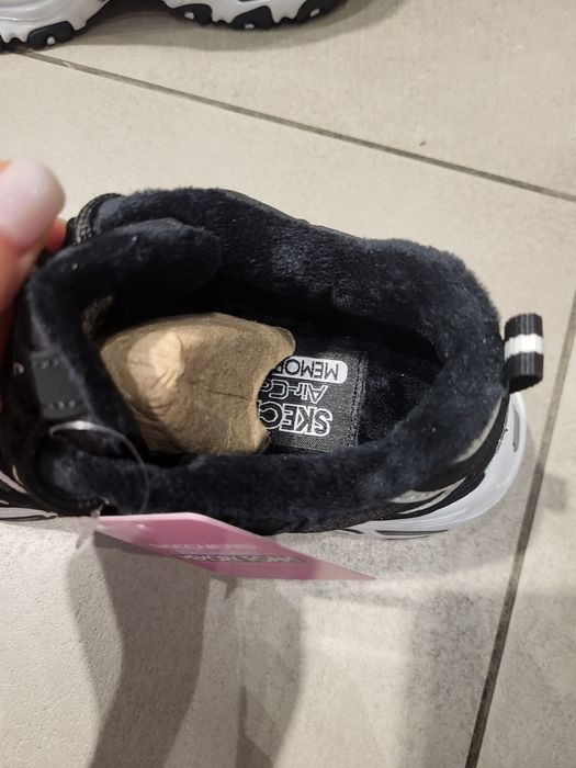 Кросівки жіночі утеплені Skechers 66666125 BLK оригінал