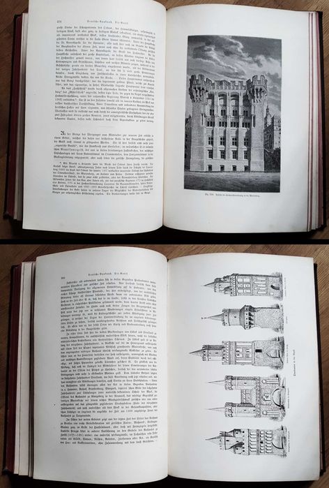 Architektura Budownictwo - Geschichte Deutsche Baukunst :: wyd. 1886