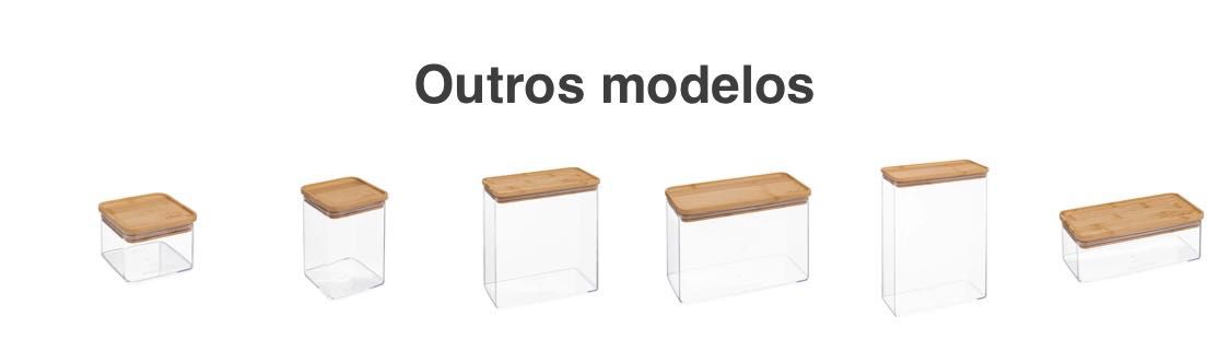 Frascos herméticos novos