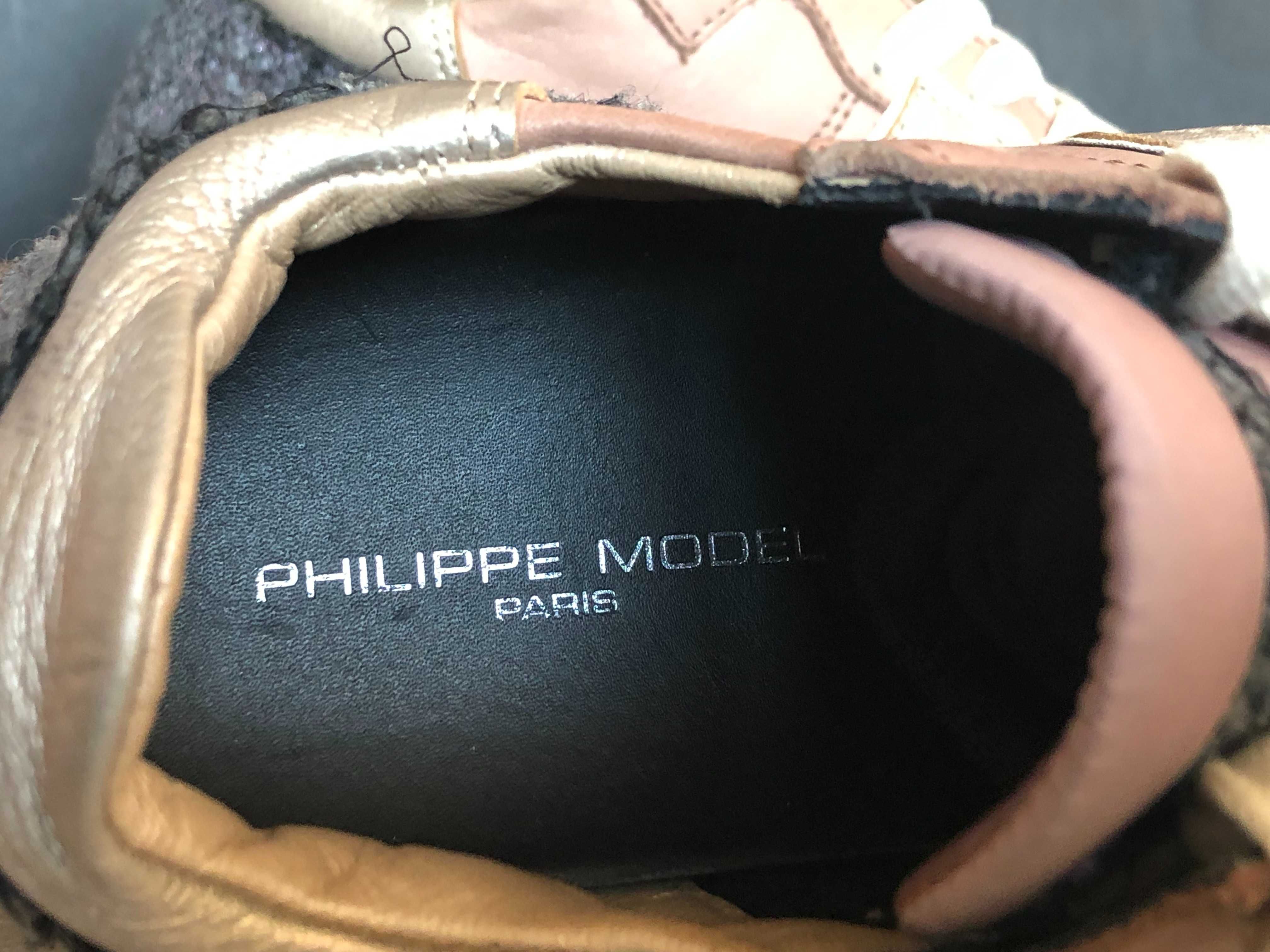 Кроссовки Philippe Model Италия ортопедическая стелька, девочке