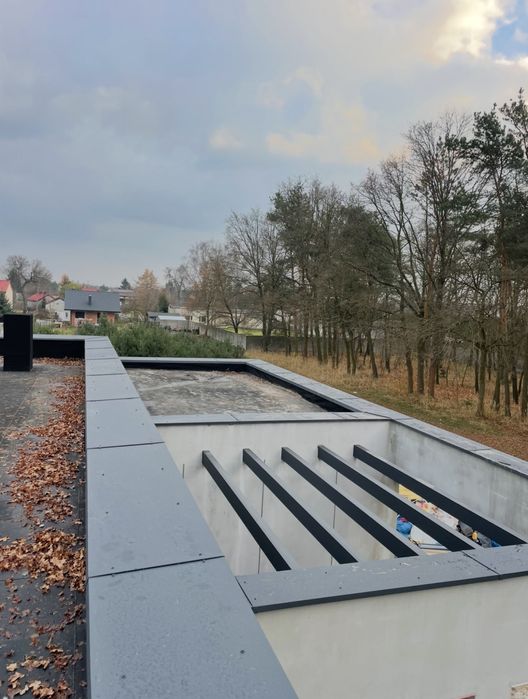 Hydroizolacje dachow  , tarasów oraz balkonów, obróbki blacharskie.
