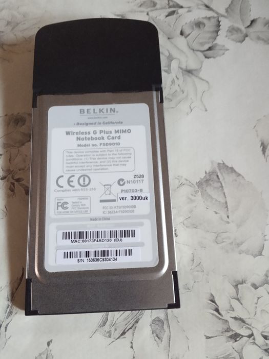 Адаптор Wi-Fi Belkin в отличном всё смотрите на фото