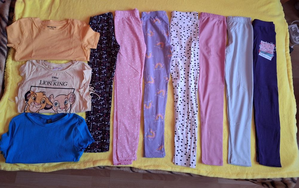 Legginsy dziewczęce rozmiar 140