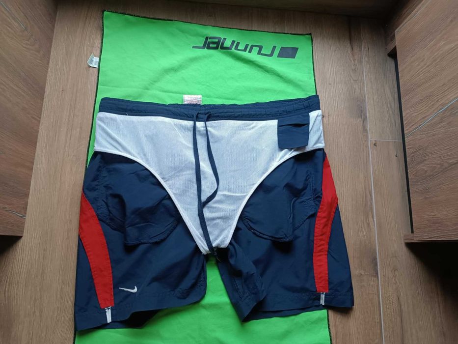 Szorty spodenki męskie sportowe kąpielowe - jak nowe - XL/XXL - "Nike"