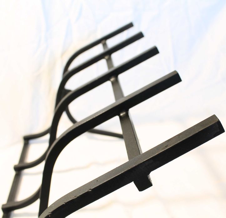 Grelha para lareira (aço forjado)