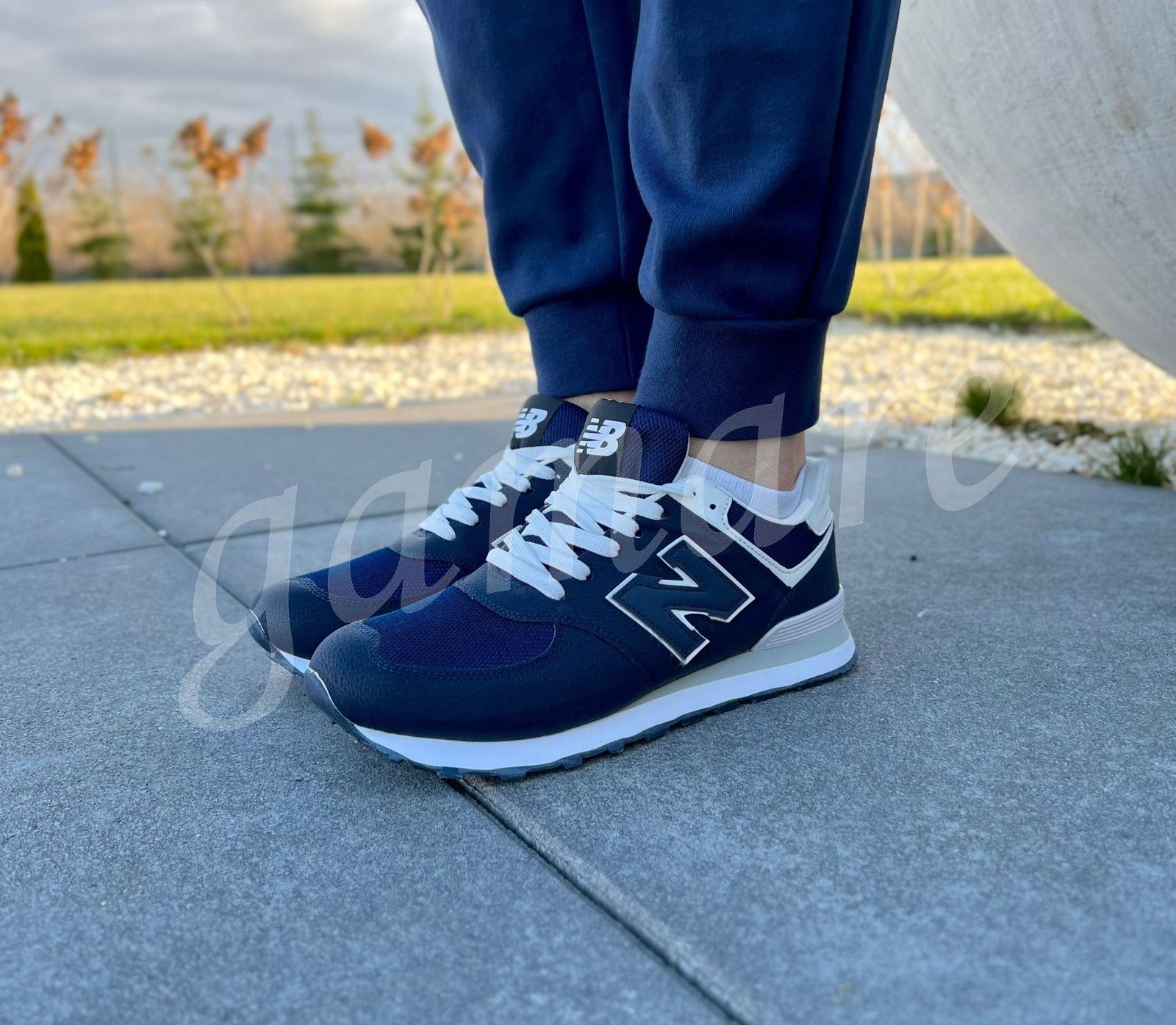 Męskie buty granatowe new Balance 574 buty sportowe NB męskie