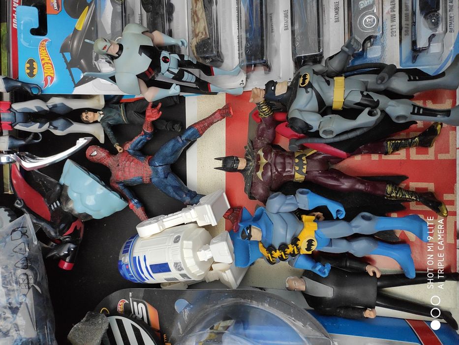 Star wars, Batman, Spiderman, Green lantern