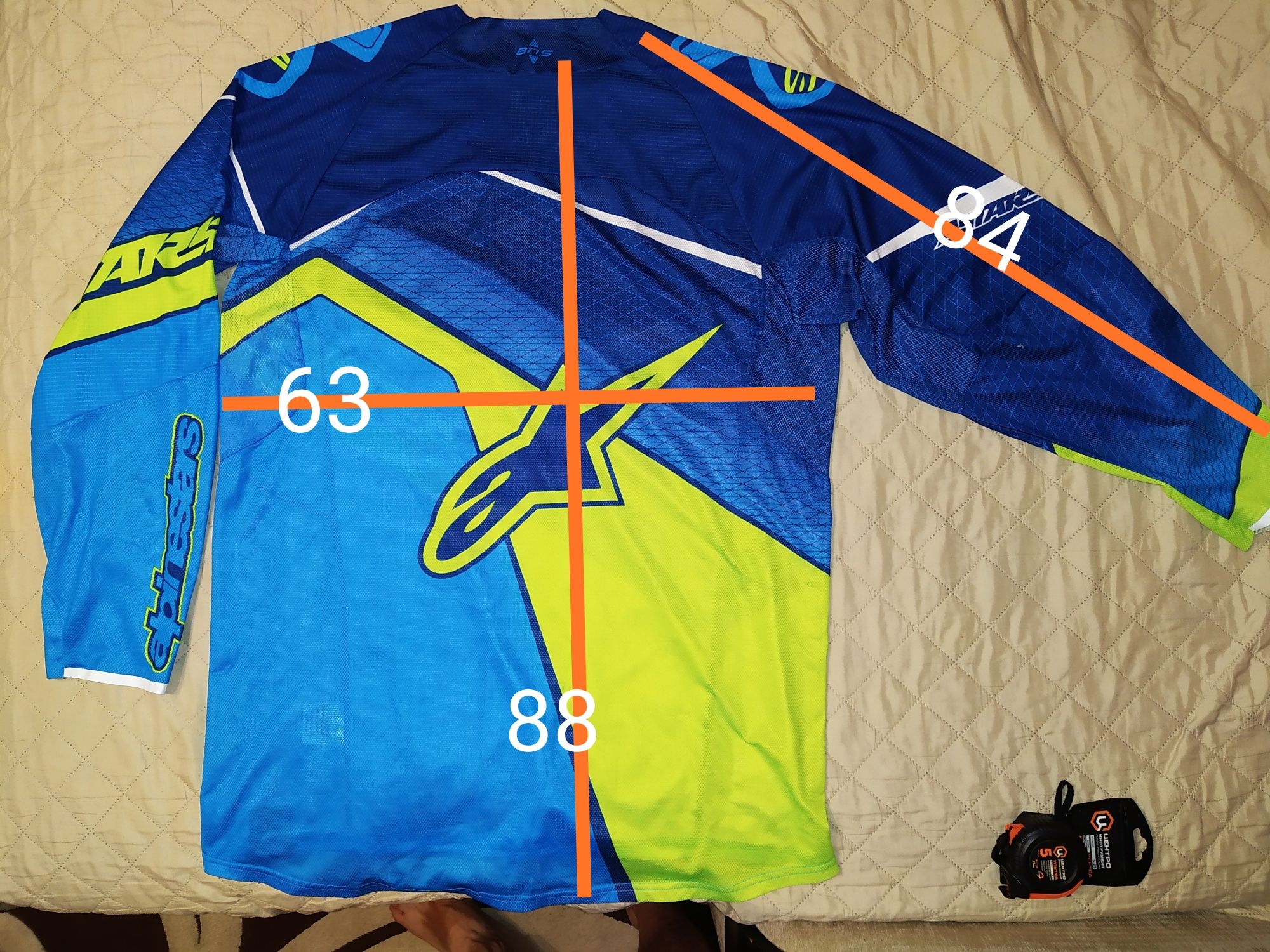 Мото вело джерси Moto Cross Enduro Alpinestars Techstar Venom XXL