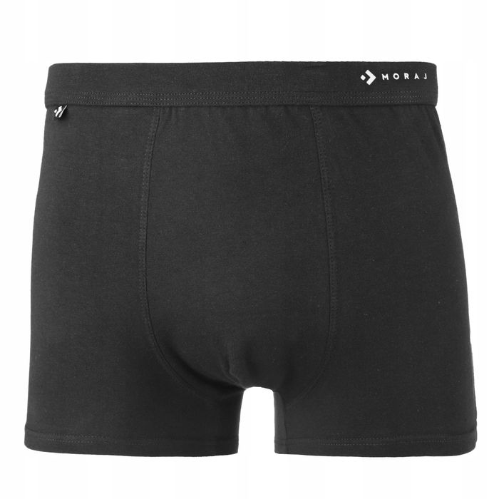 Bokserki Męskie Bawełna Gładkie Klasyczne Dopasowane Moraj  2-Szt XL