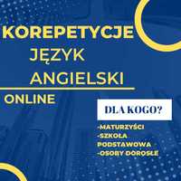 Korepetycje Język Angielski- dla Uczniów i osób Dorosłych (ONLINE)