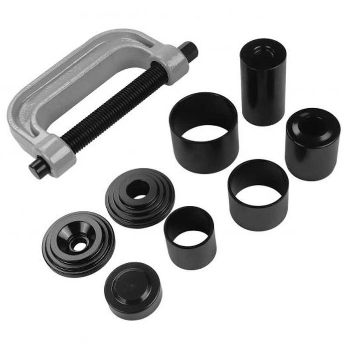 KRAFT&DELE Przyrząd Prasa Śrubowa Montażu Demontażu Tulei 9el. KD12508