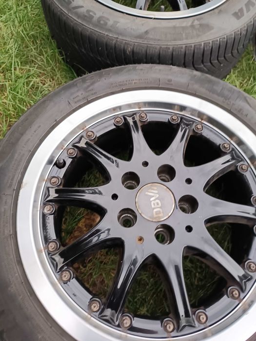 Koła felgi aluminiowe stal 15 cali 5×100 r15 opony zimowe 195)55/65r15