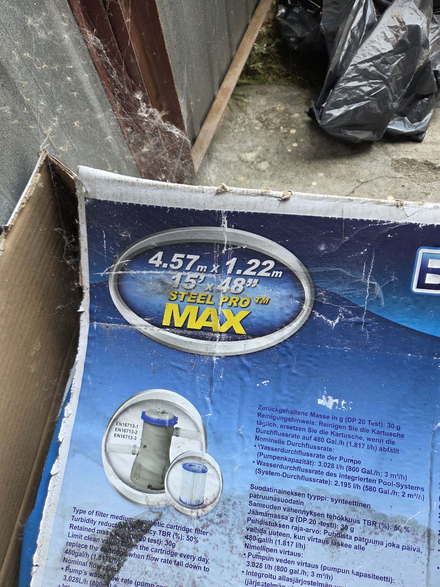 Basen bestway 4.57m x1.22 z drabinka
