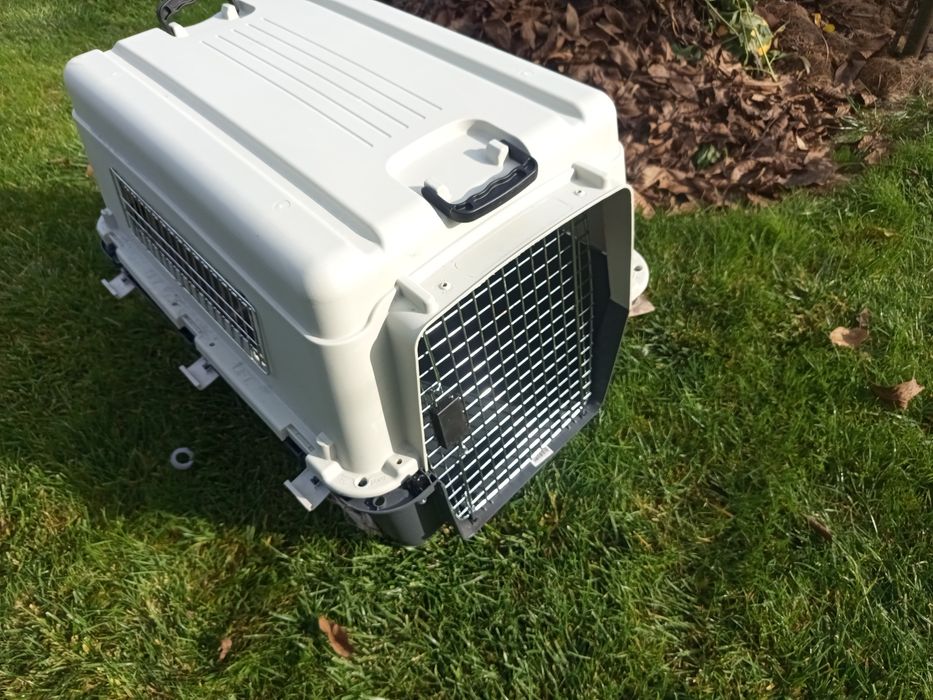 Klatka transportowa duża kojec ładna  dla psa kota  70 cm transporter