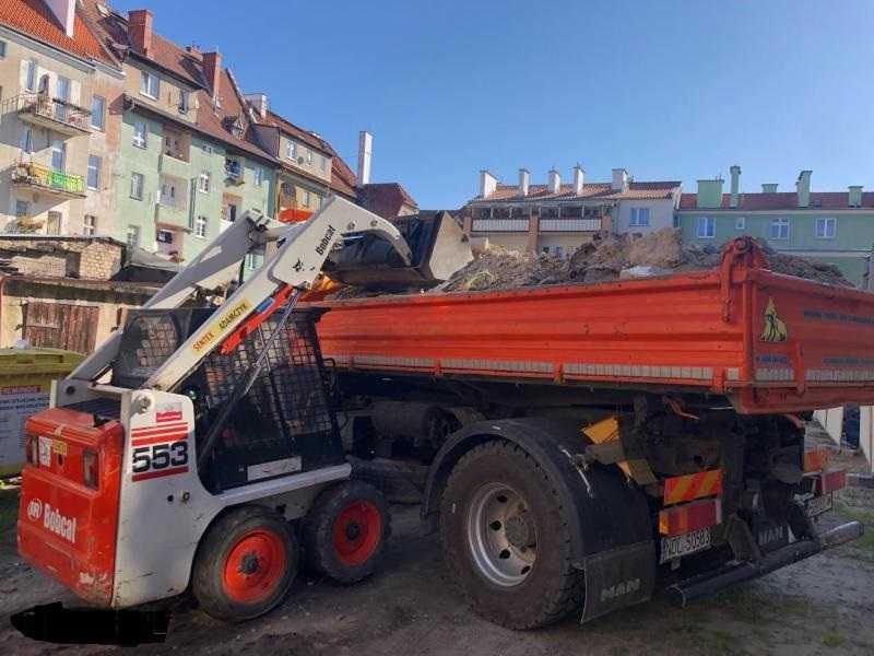wywóz gruzu ziemi Olsztyn transport odpadów budowlanych sprzątanie
