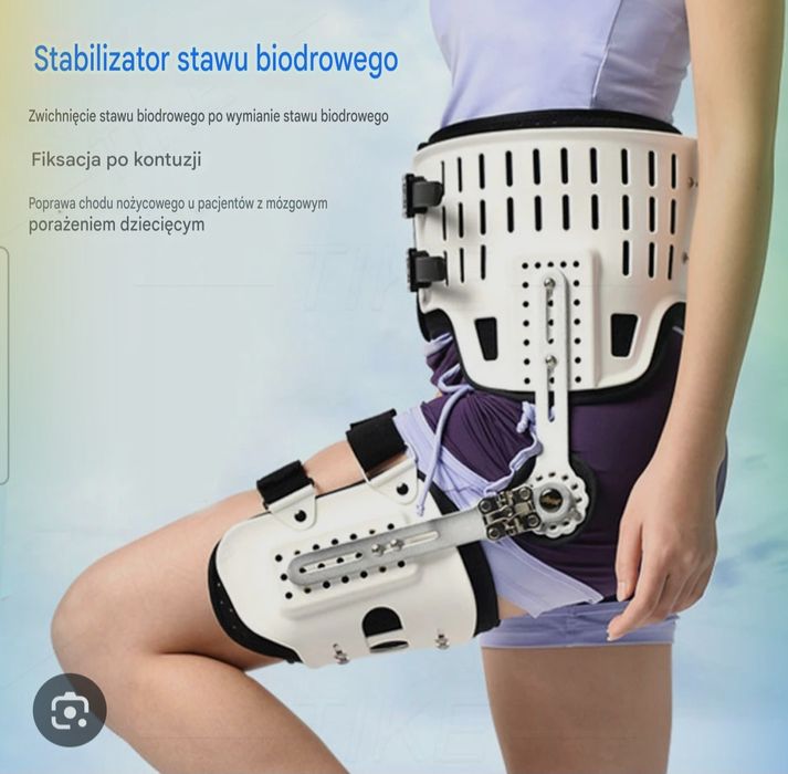 Orteza na Udo i Kolano - Wsparcie Pooperacyjne Regulowany Stabilizator