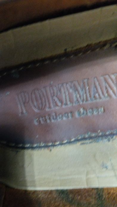 Sapatos de homem em couro verdadeiro da Portsman