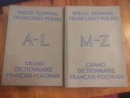 Wielki słownik francusko polski wydanie dwutomowe