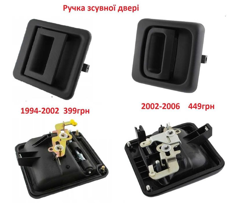 Ролики боковой двери Fiat Ducato Jumper Peugeot Boxer 1994-2006