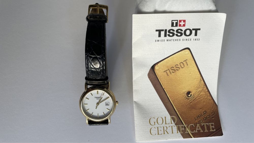 Relógio em ouro 18K Tissot Carson