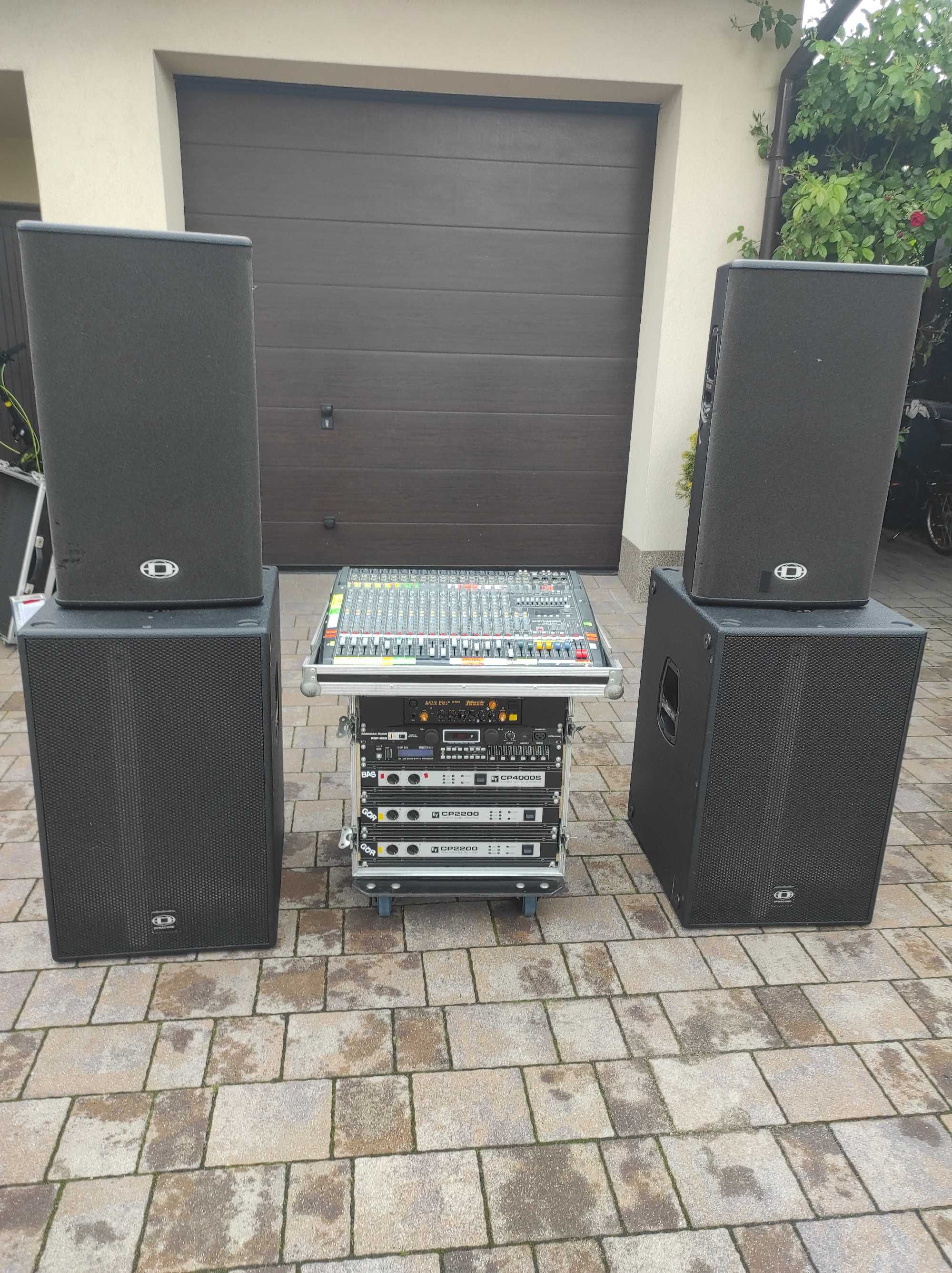 Kolumny Dynacord VL 152/ Sub18 i ElectroVoice/ Dynacord CMS/ DSP600