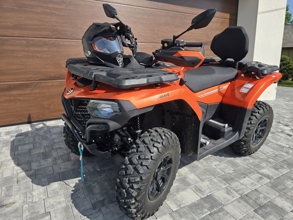 Quad Cfmoto CF moto 520l eps.+kufer+pług faktura VatJak nowy.