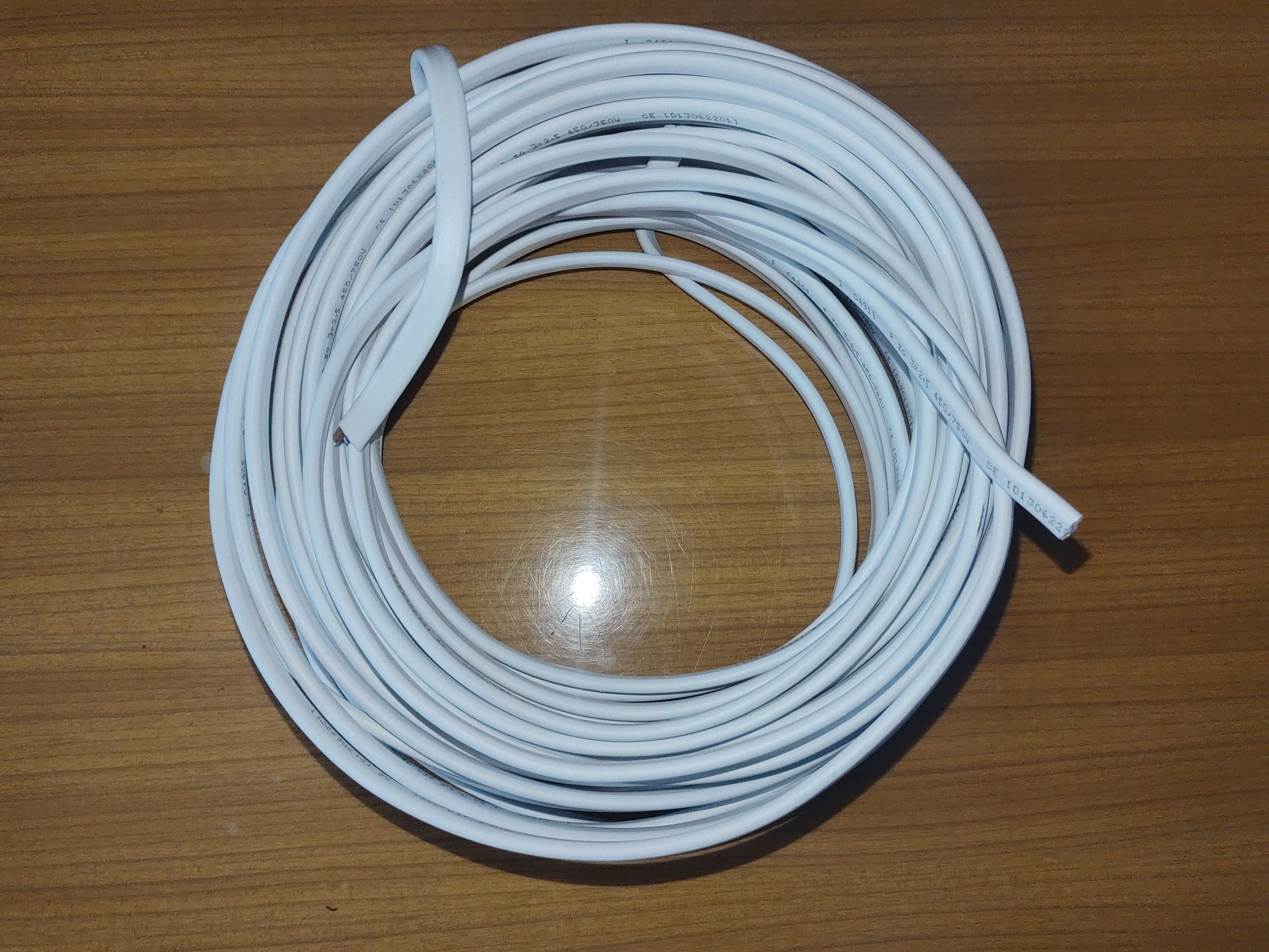 Przewód ydyp 3x1,5 żo 450/750v kabel 9 metrów