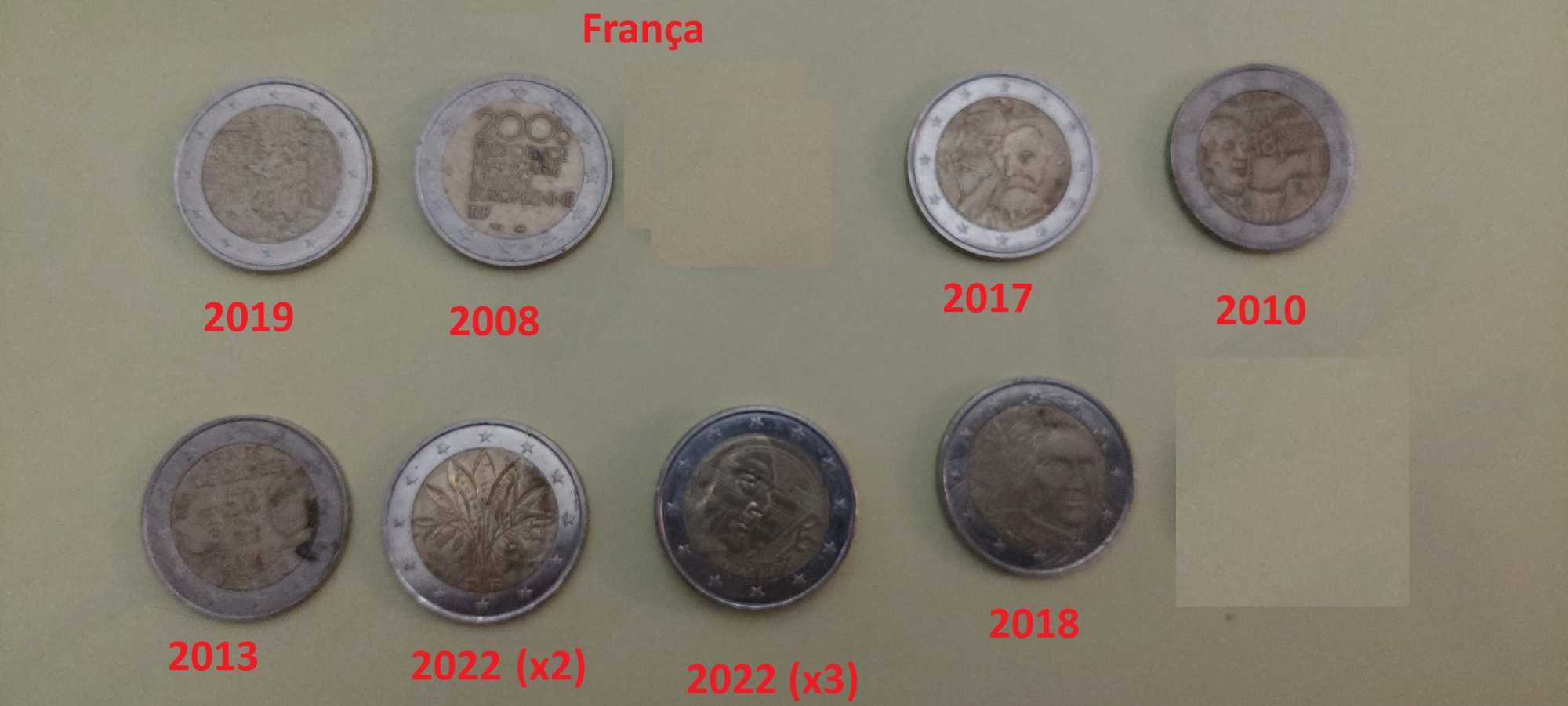 Moedas 2 euro para troca