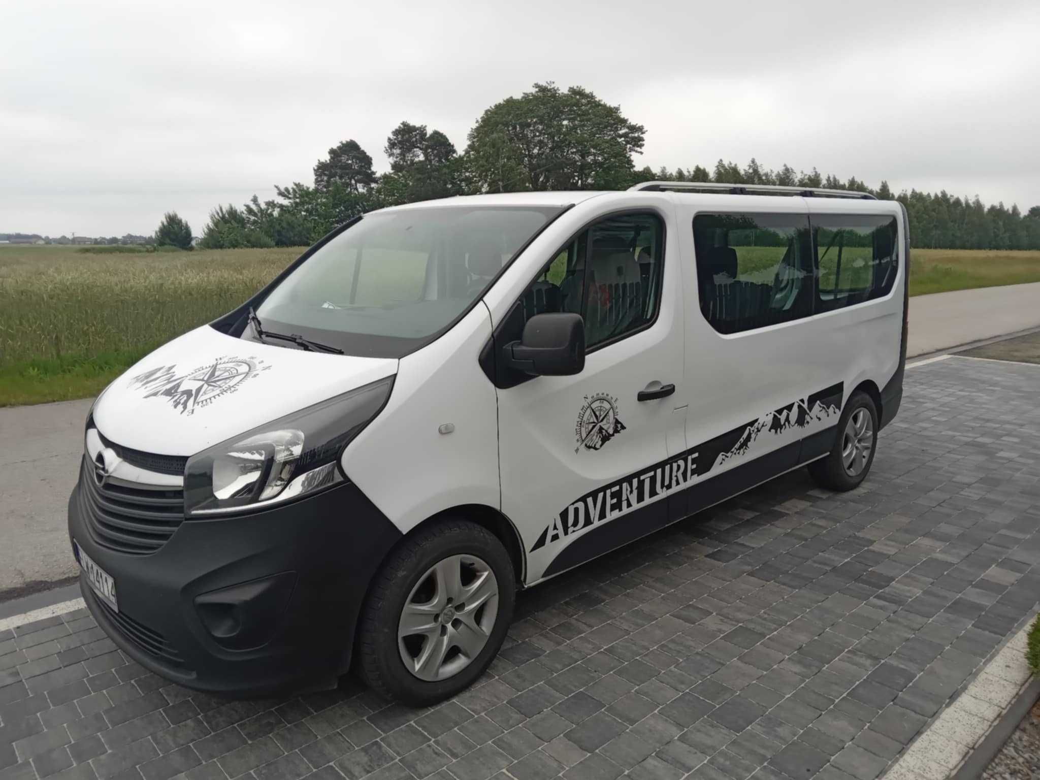 opel vivaro long 9 osobowy klimatyzacja dwu strefowa