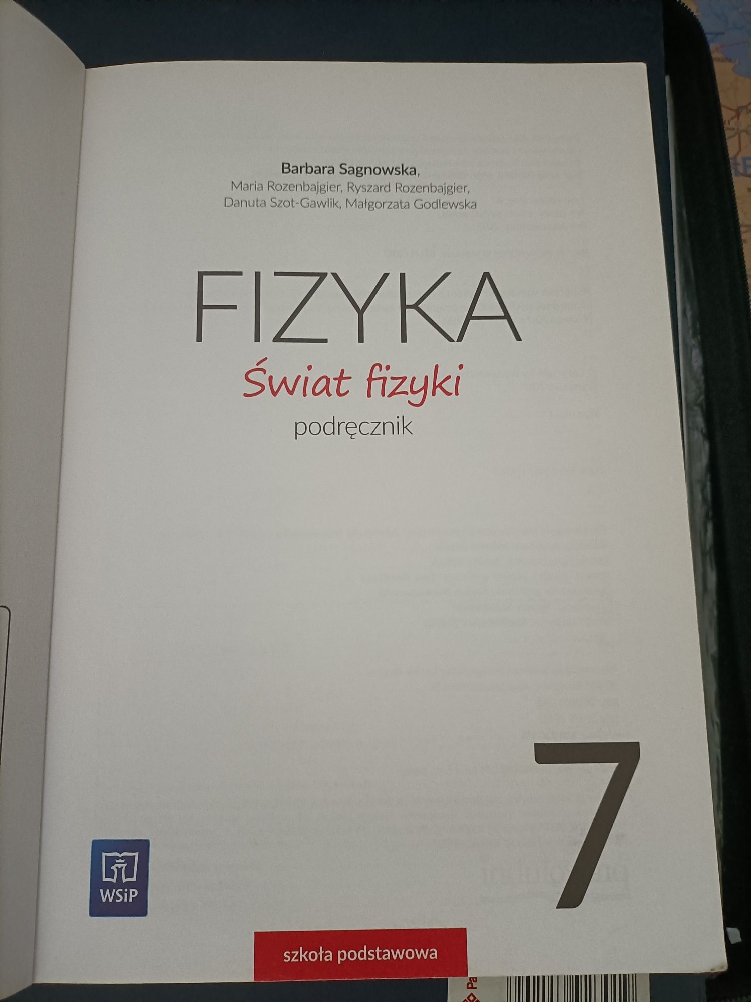 Podręcznik FIZYKA, klasa 7, WSiP