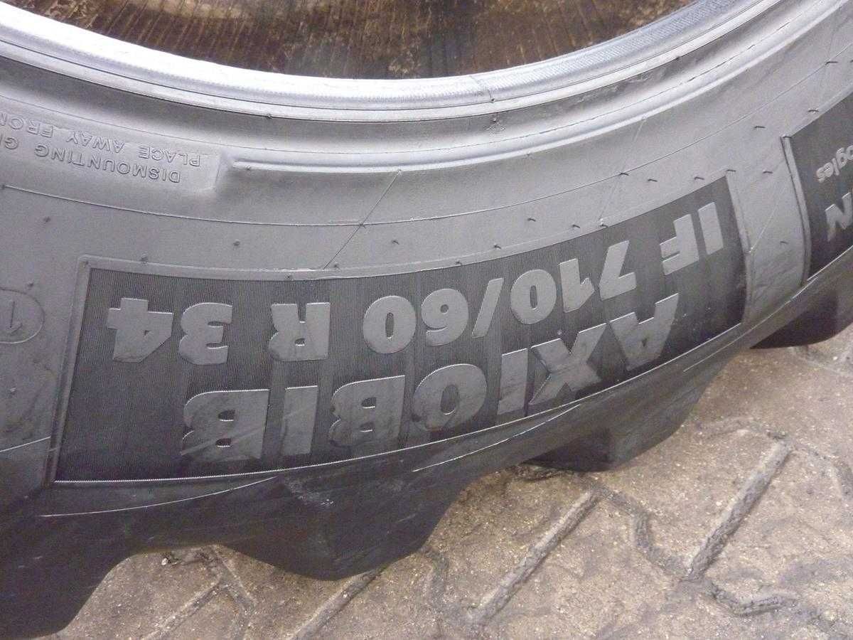 Opona używana rolnicza 710/60R34 MICHELIN AXIO BIB 4500zł W2205