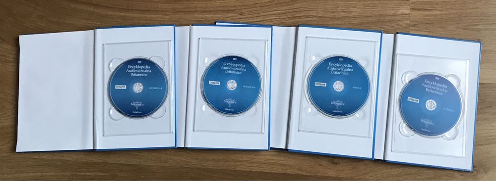 Encyklopedia Audiowizualna Britannica (4 książki + 4 płyty CD)