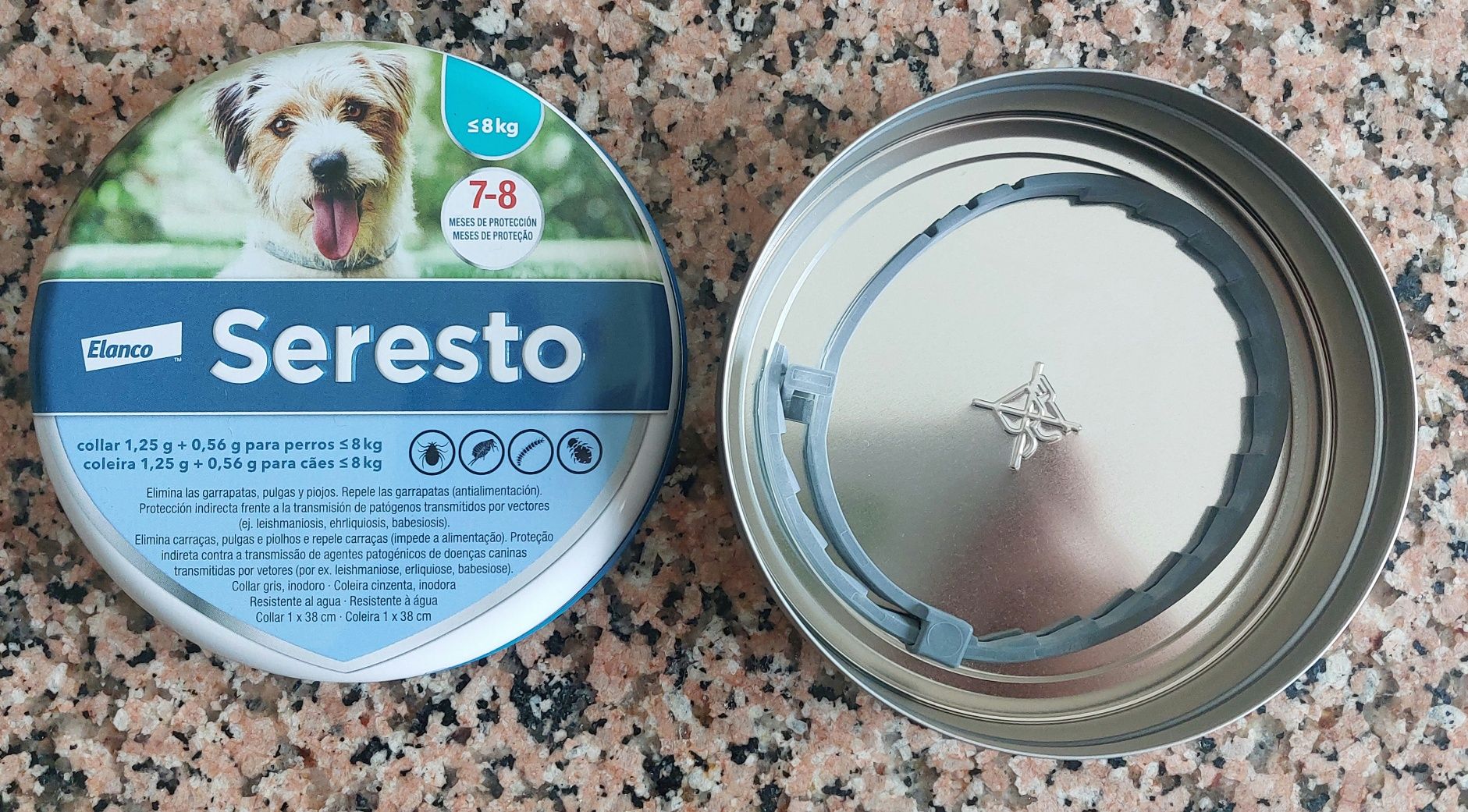 Coleira SERESTO < 8kg