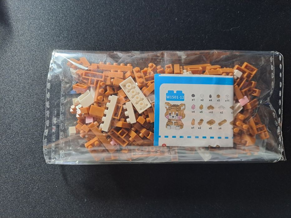 Mini blocos de montar corgi