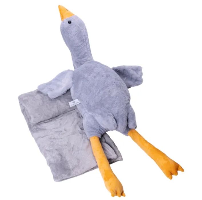 3-в-1 Плед-подушка-іграшка Гусь-обнімусь. Гусь-обнимусь. Трансформер