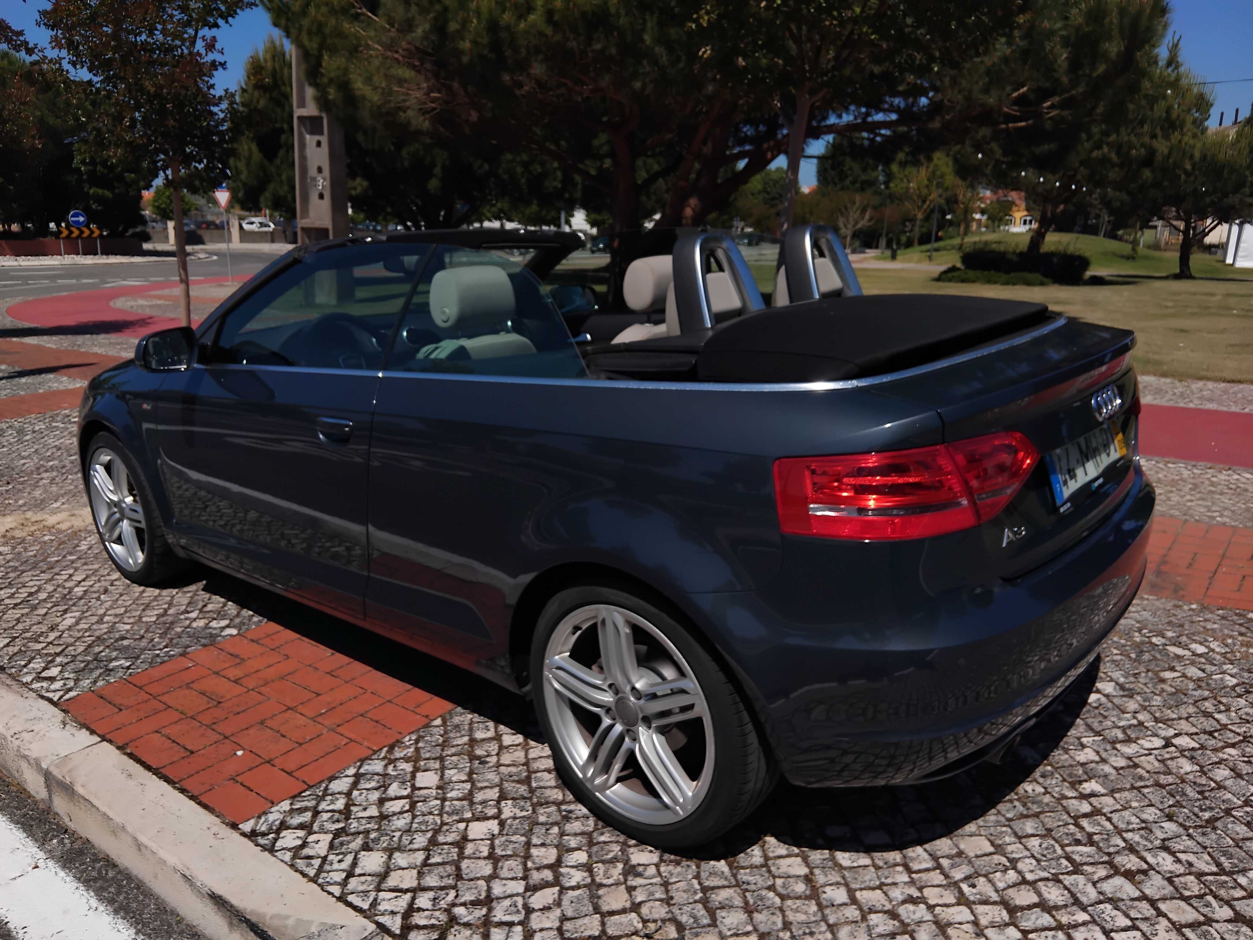 AudiA3 SLine 1.6 TDI Cabrio Impecável