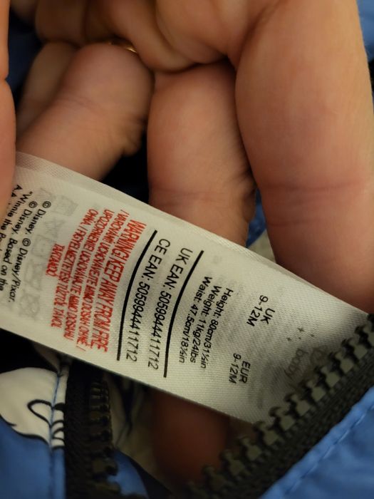 Nowa kurtka myszka miki 9-12 m ciepła