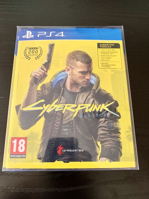 Cyberpunk 2077 PS4 / 5 PL – pełen zestaw + case