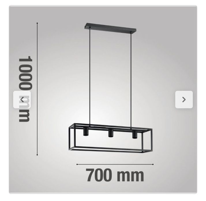 Candelabro PRETO 3 bocais