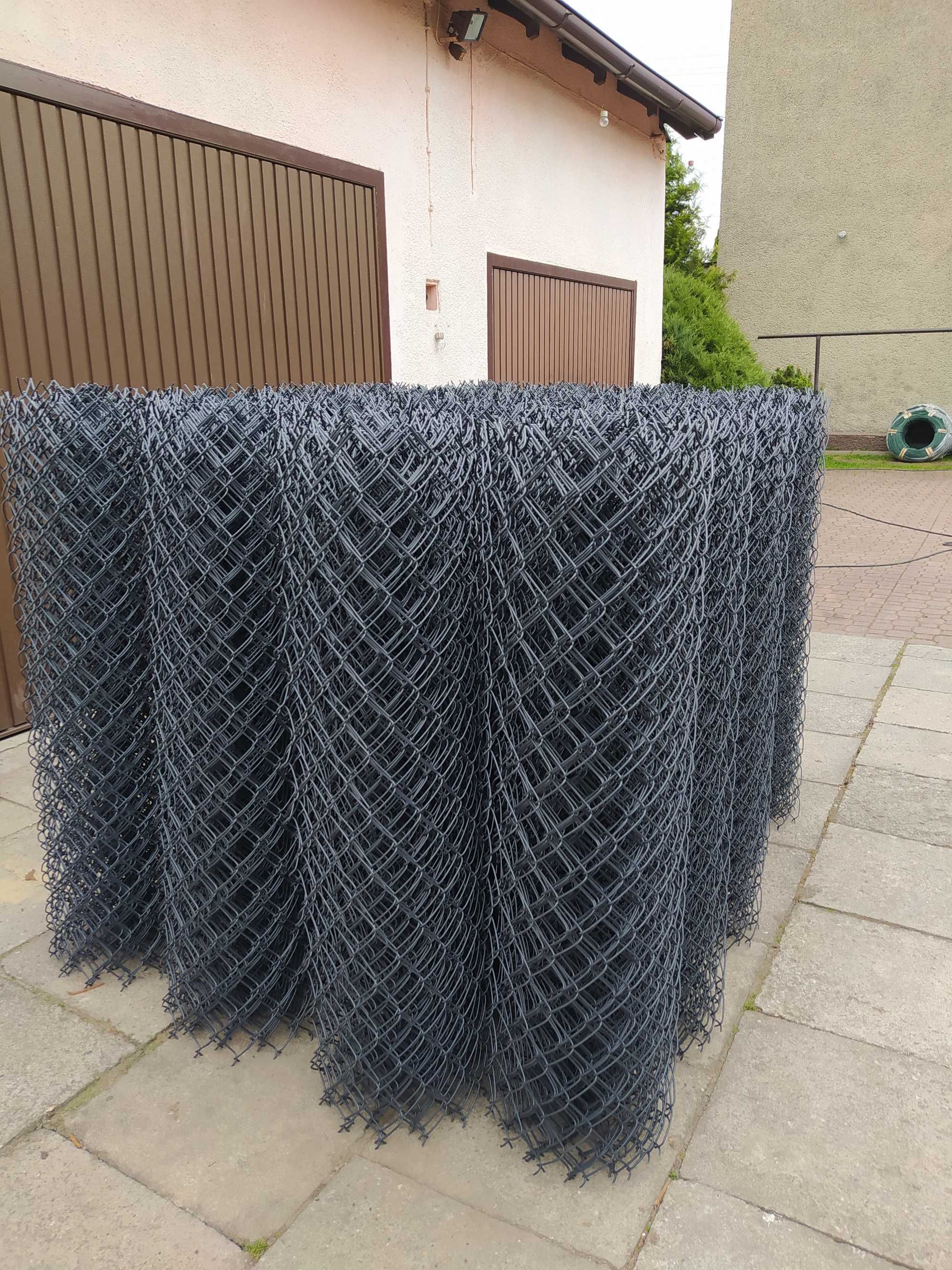 Siatka ogrodzeniowa ocynk+pcv  MOCNA 1.5m 15 zł mb Ocynk 3mm 21 zł mb
