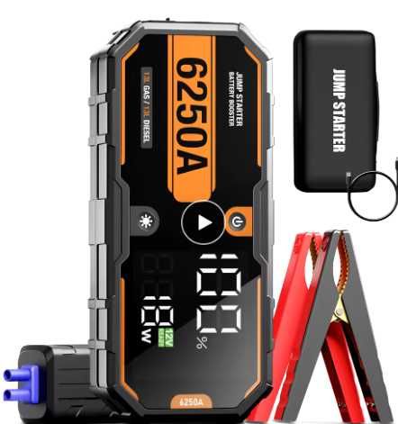 Booster rozruchowy 6250A 33000mAh. Profesjonalny.