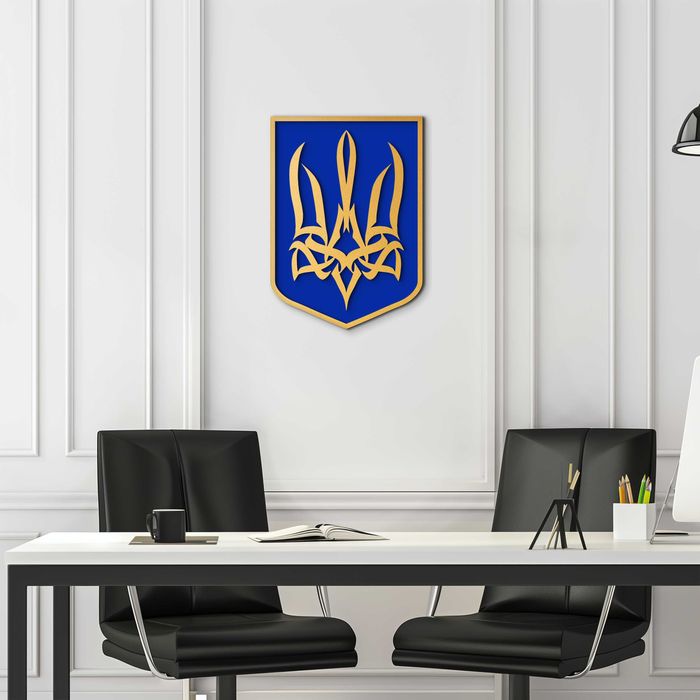 Настінний Герб України тризуб життя Cучасний Герб Украины Символіка