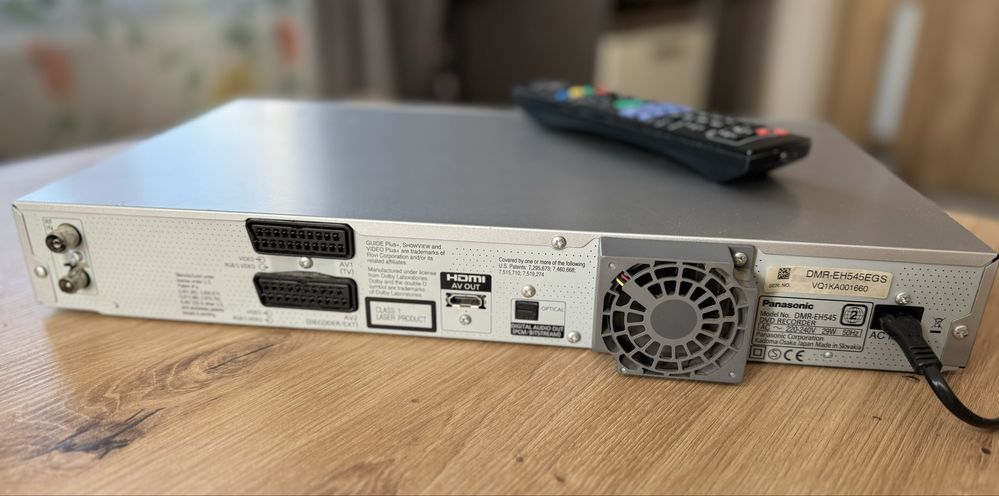 Panasonic DMR-EH545 #Nagrywarka DVD HDD #160 GB #USB #HDMI #DV #Pilot