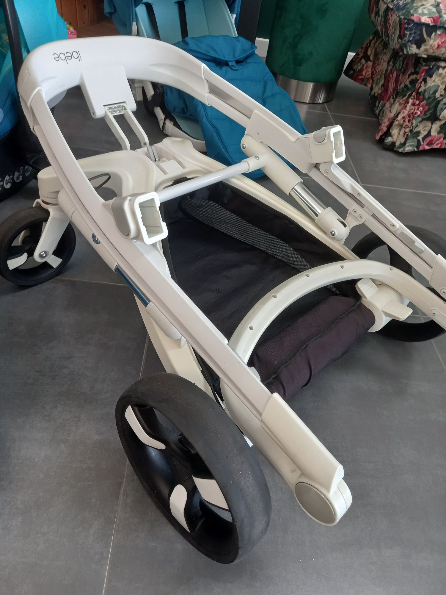 Wózek IBEBE ISTOP + nosidełko Cybex