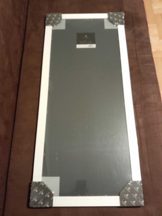 Lustro NOWE w białej ramie 108 na 48 cm