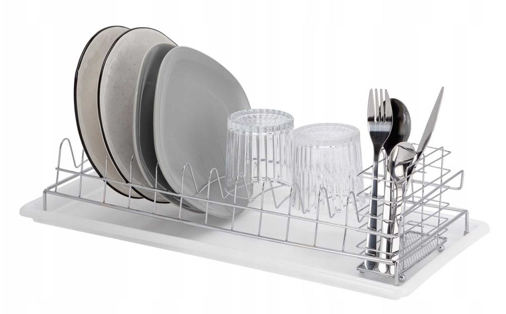 Funkcjonalna suszarka OCIEKACZ DO NACZYŃ na talerze sztućce