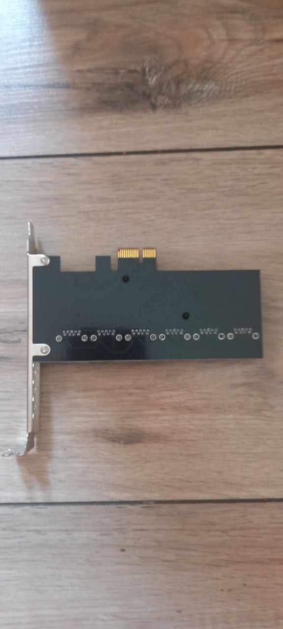 Плата расширения PCI-E 1х на 6 х USB , разветвитель, расширитель.