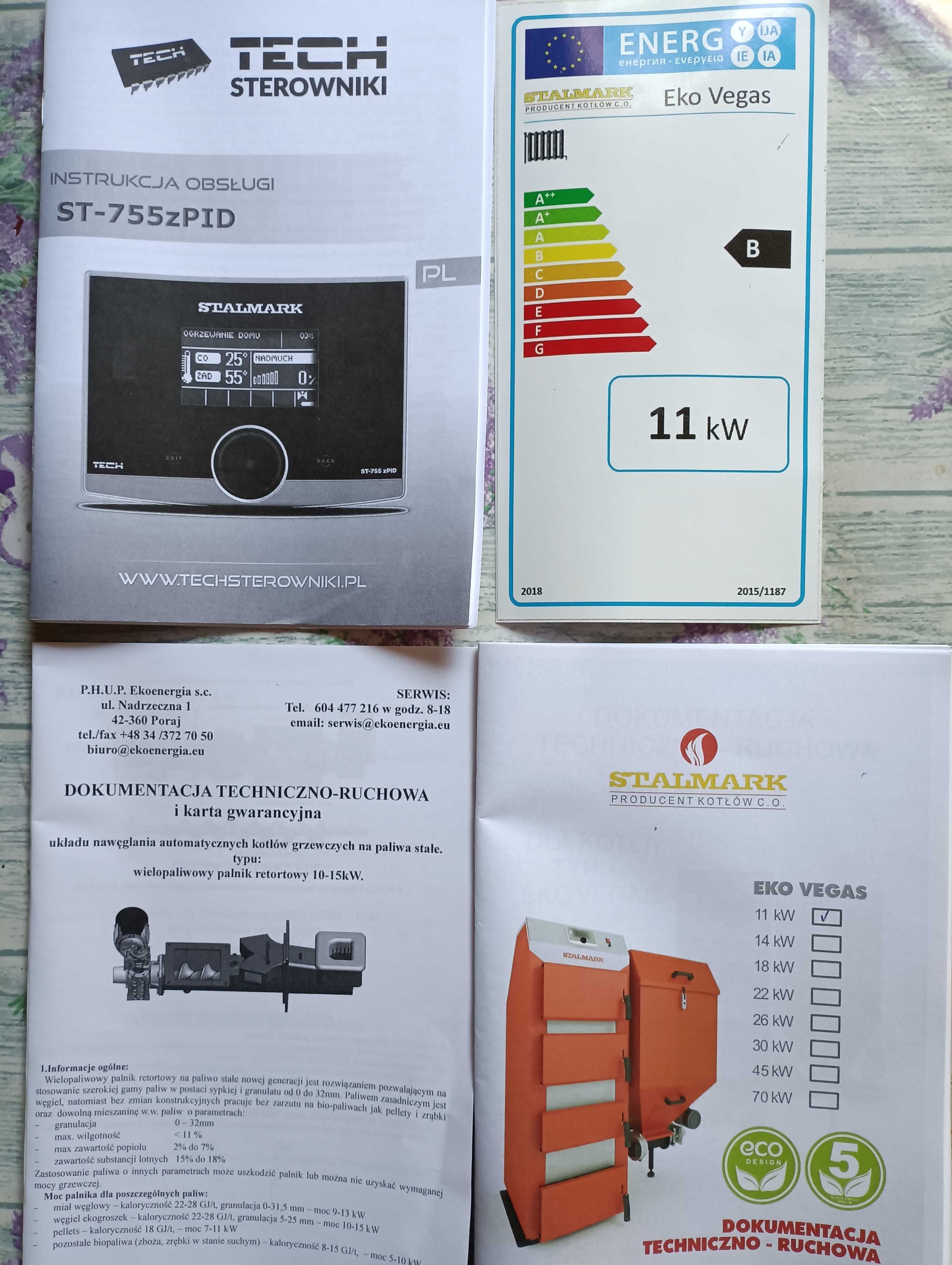 Piec Kocioł Stalmark Eko Vegas 11kW Klasa 5